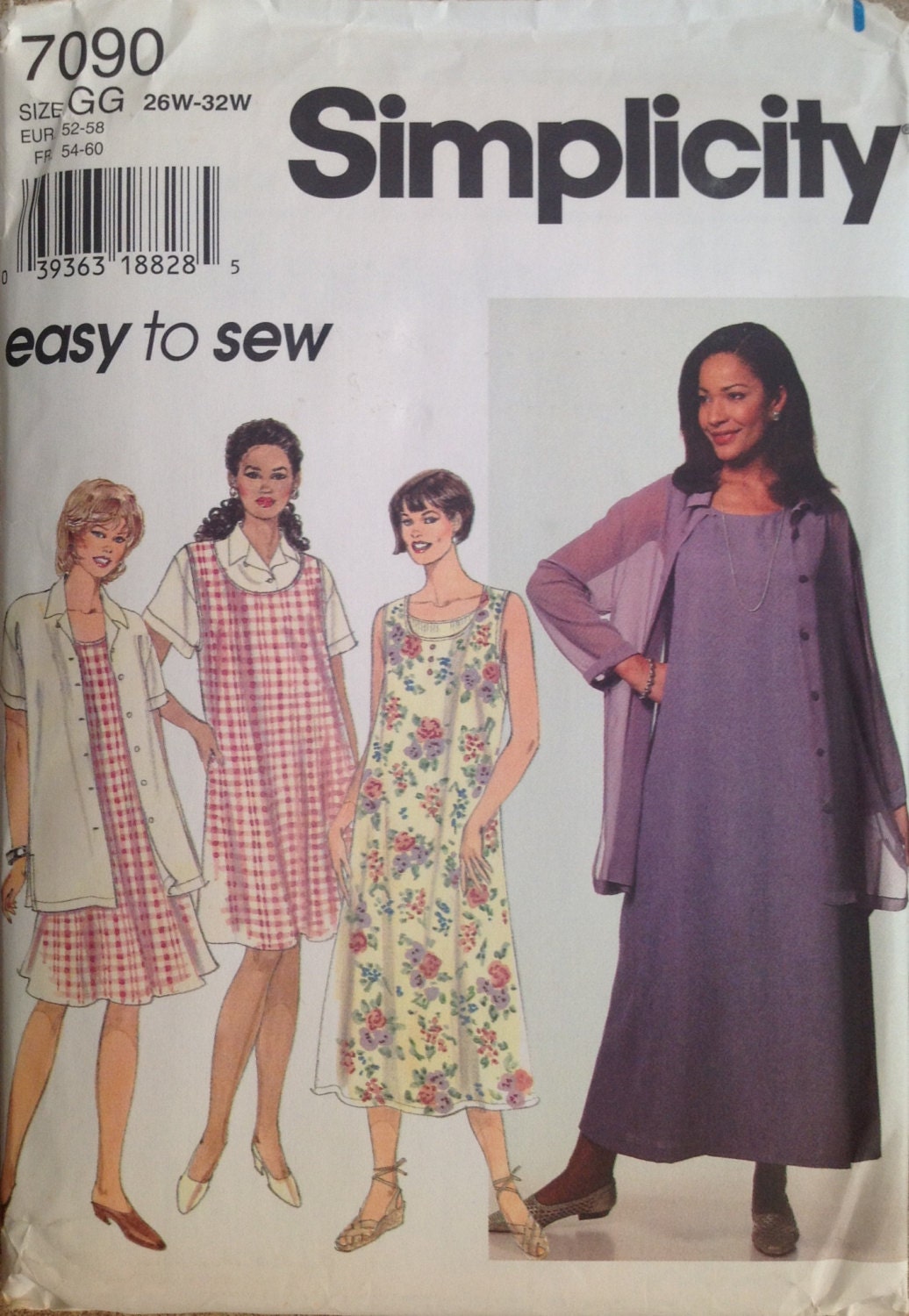 Simplicity 7090 Sewing Pattern (Vintage) UNCUT