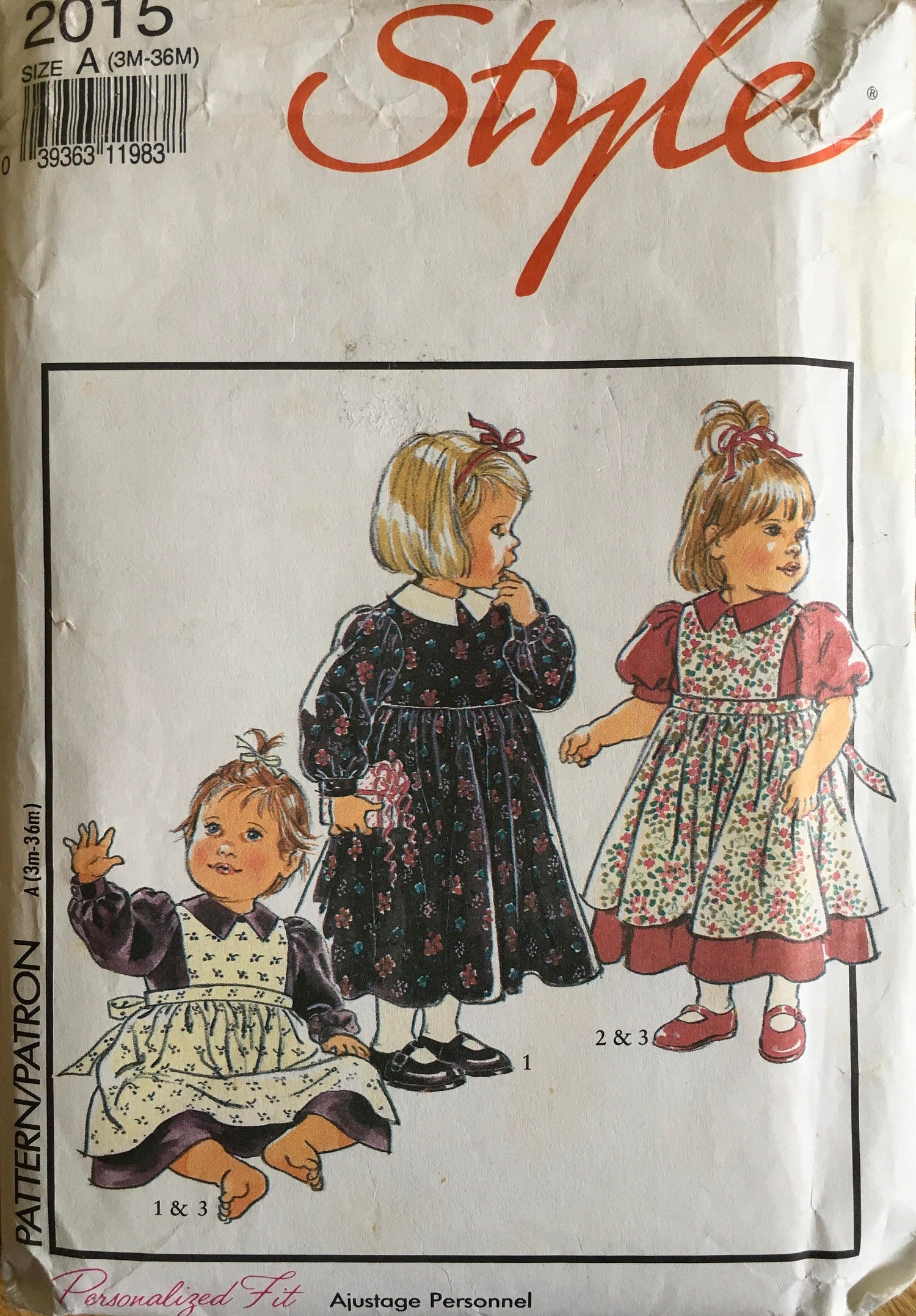 Style 2015 Sewing Pattern (Vintage) CUT