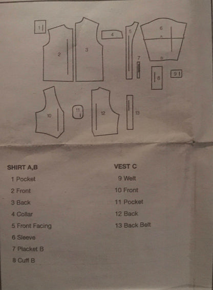 Butterick 4304 Sewing Pattern (Vintage) CUT
