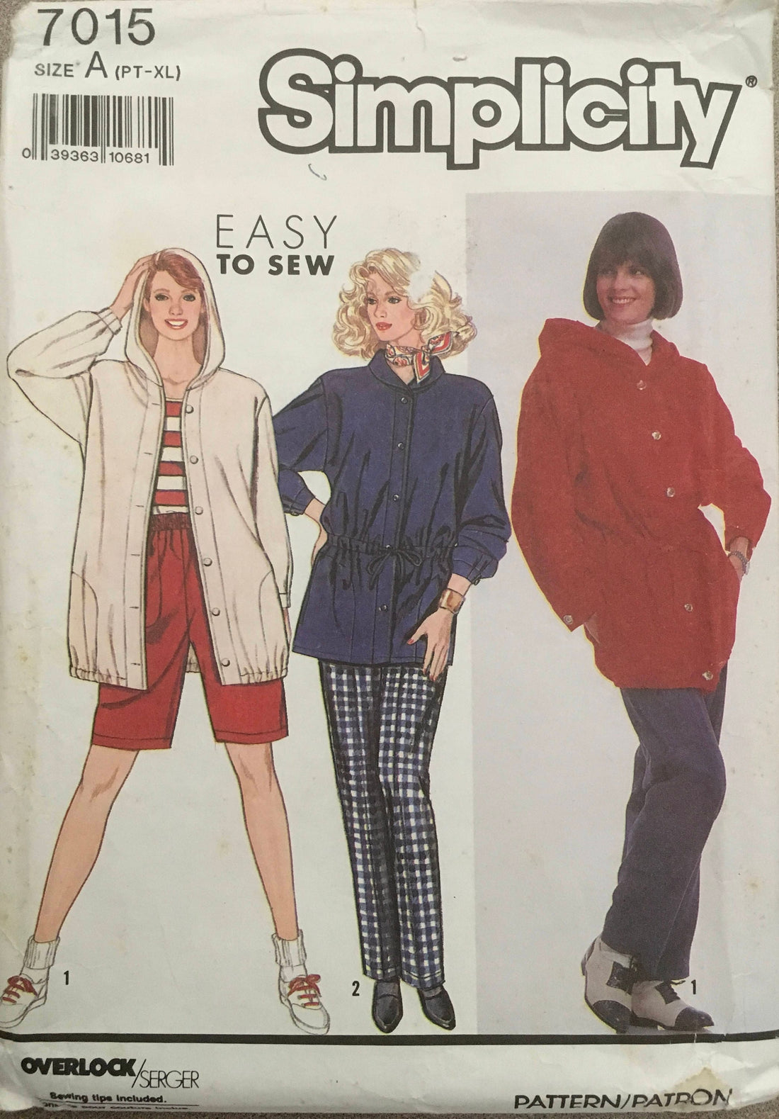 Simplicity 7015 Sewing Pattern (Vintage) CUT