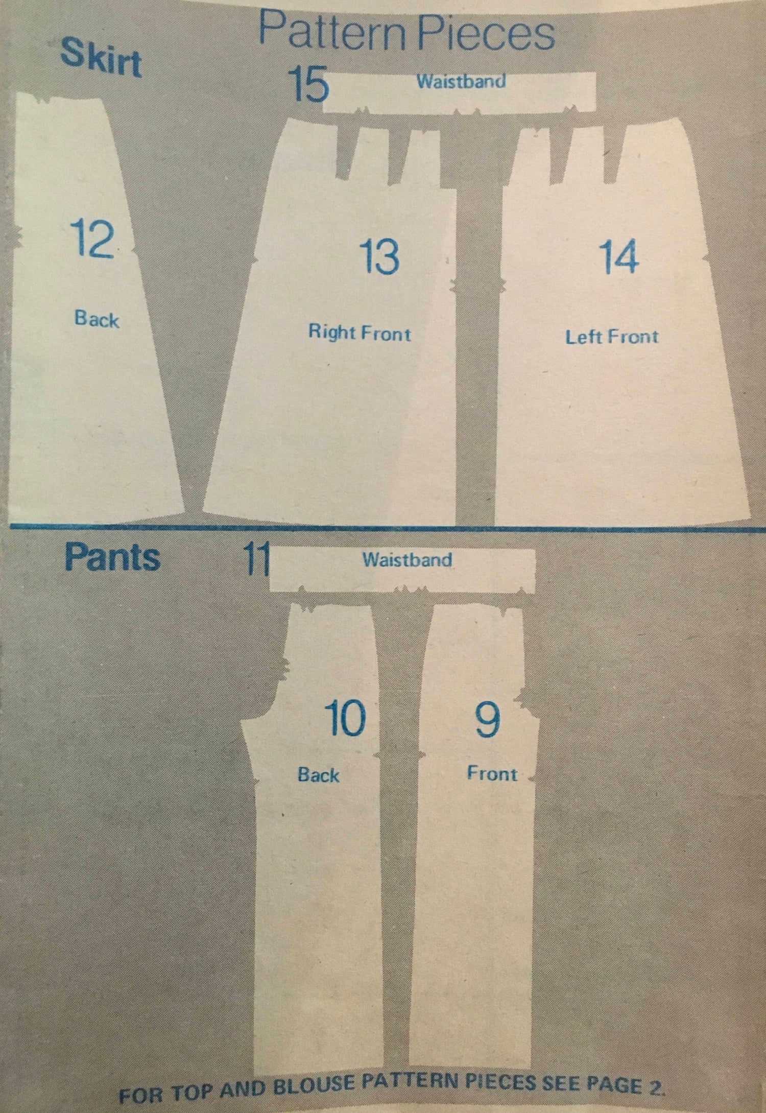 Butterick 6833 Sewing Pattern (Vintage) CUT