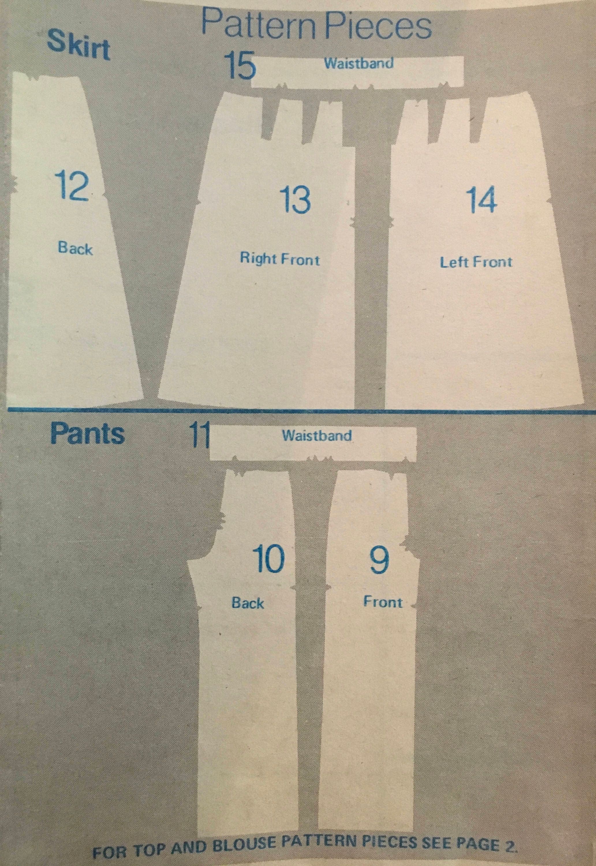 Butterick 6833 Sewing Pattern (Vintage) CUT