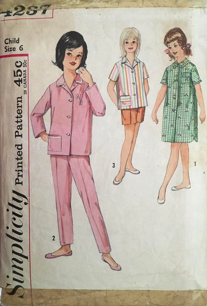 Simplicity 4237 Sewing Pattern (Vintage) CUT