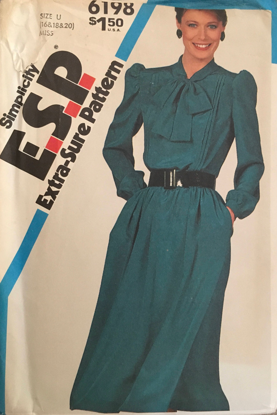 Simplicity 6198 Sewing Pattern (Vintage) UNCUT