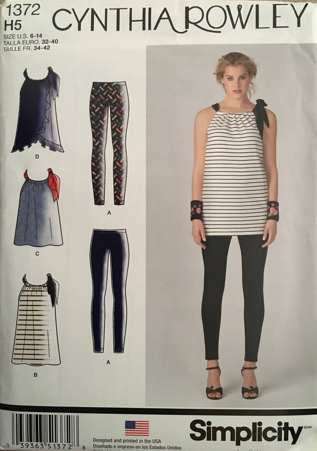 Simplicity 1372 Sewing Pattern UNCUT