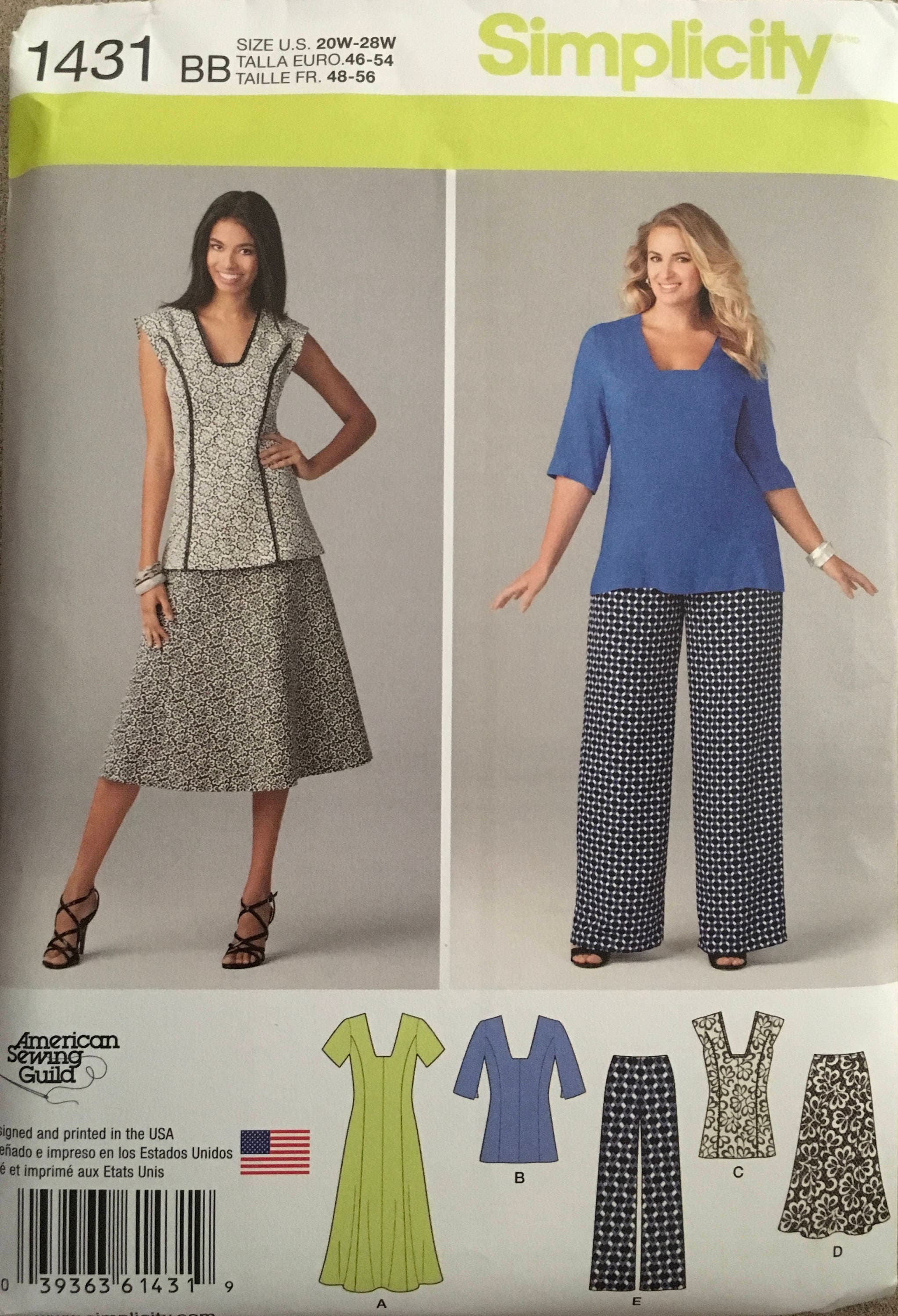 Simplicity 1431 Sewing Pattern UNCUT