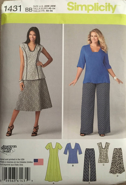 Simplicity 1431 Sewing Pattern UNCUT