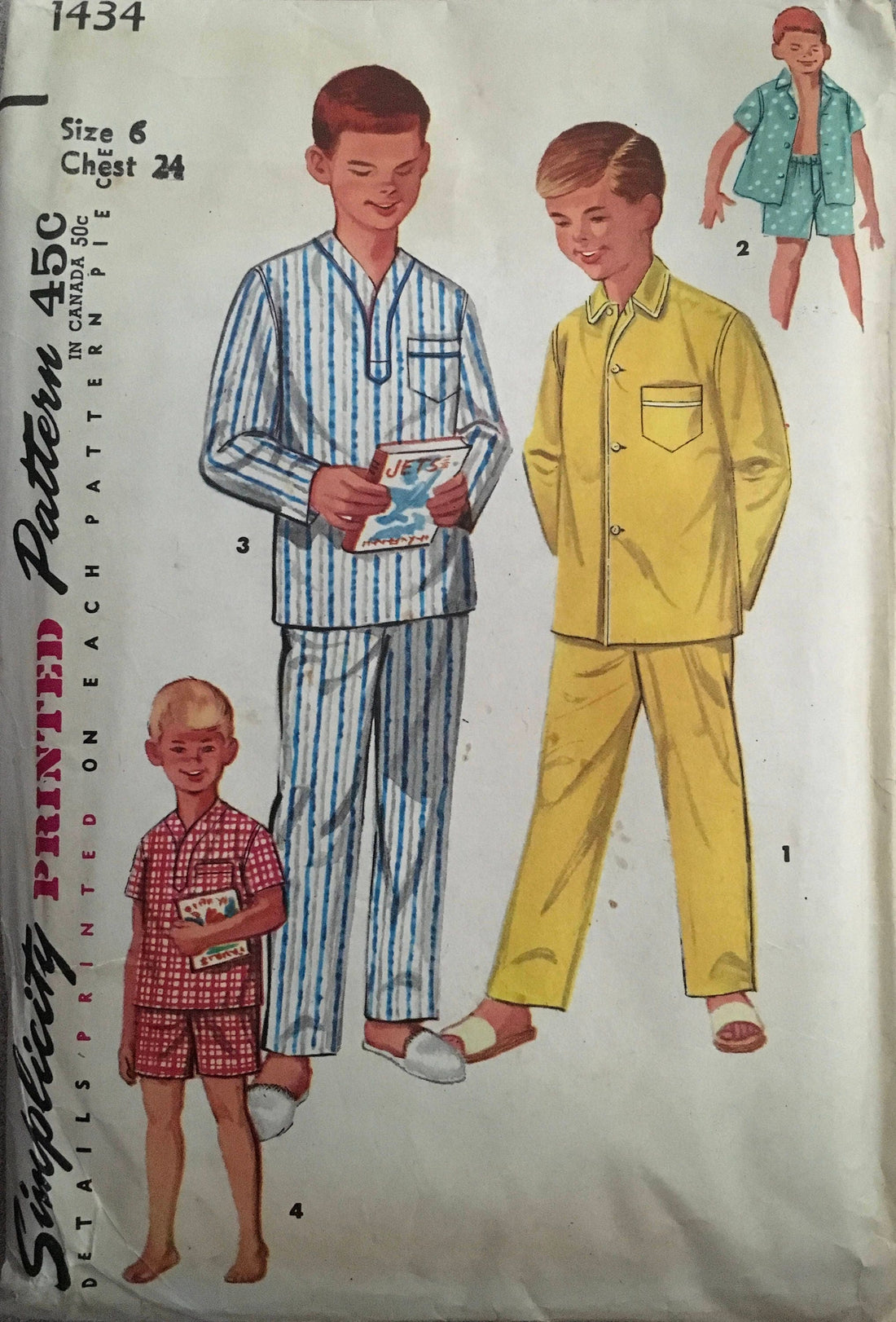 Simplicity 1434 Sewing Pattern (Vintage) CUT