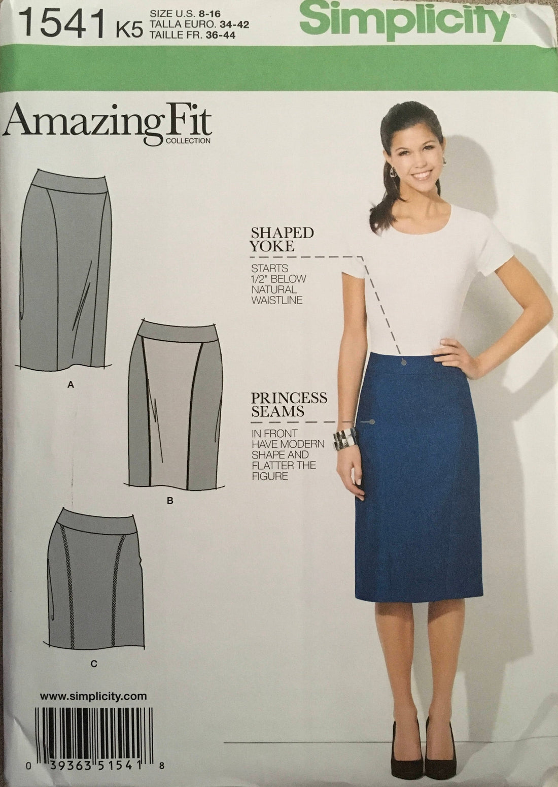 Simplicity 1541 Sewing Pattern UNCUT