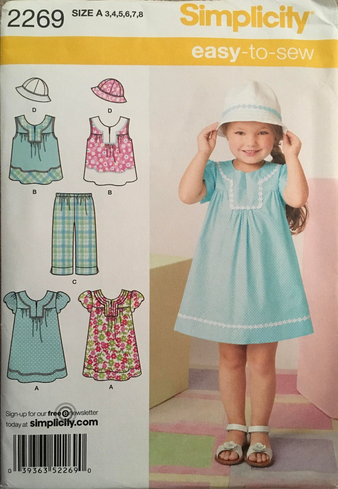 Simplicity 2269 Sewing Pattern UNCUT