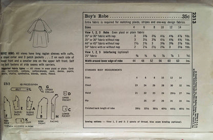 Simplicity 2313 Sewing Pattern (Vintage) CUT