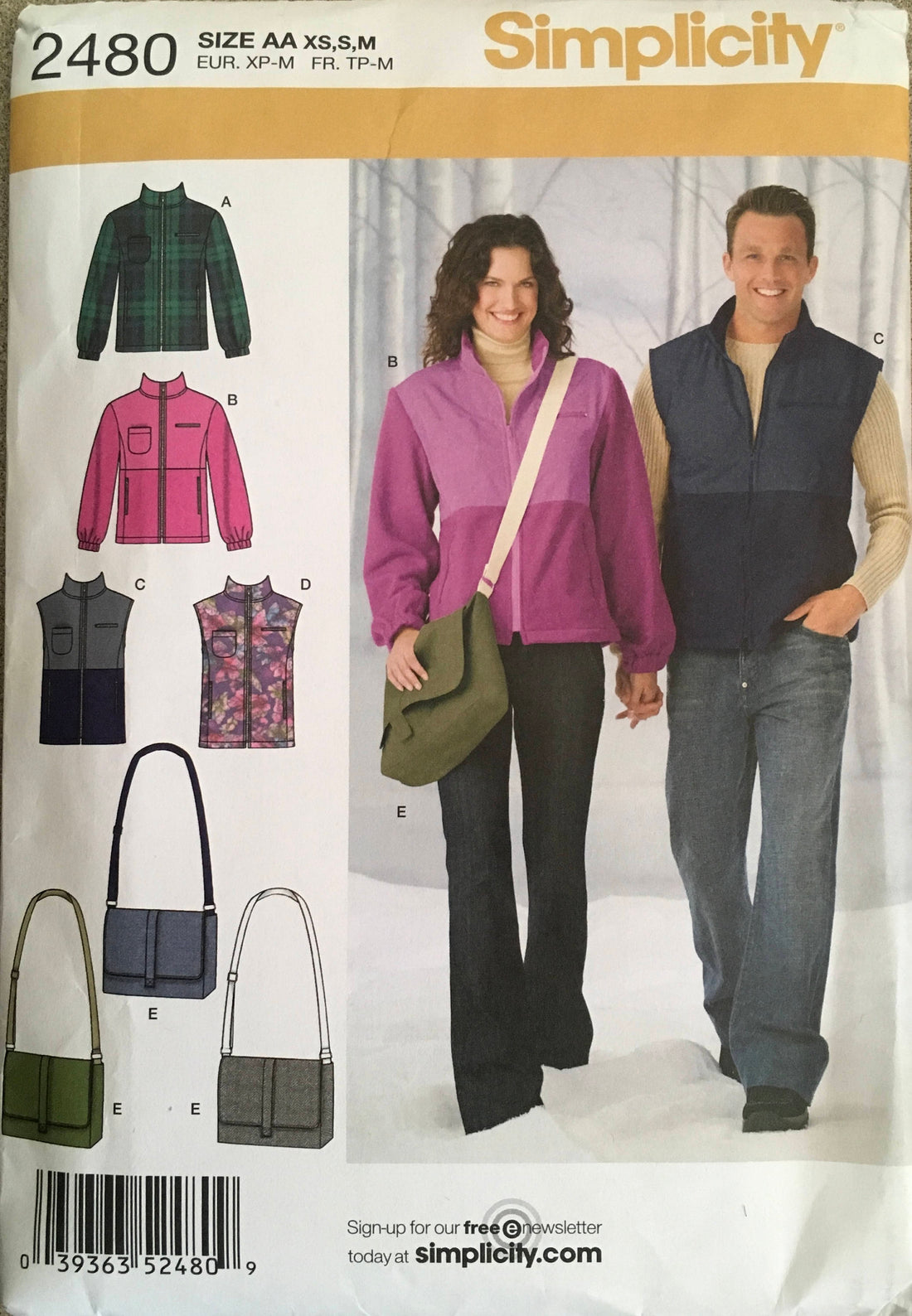 Simplicity 2480 Sewing Pattern UNCUT