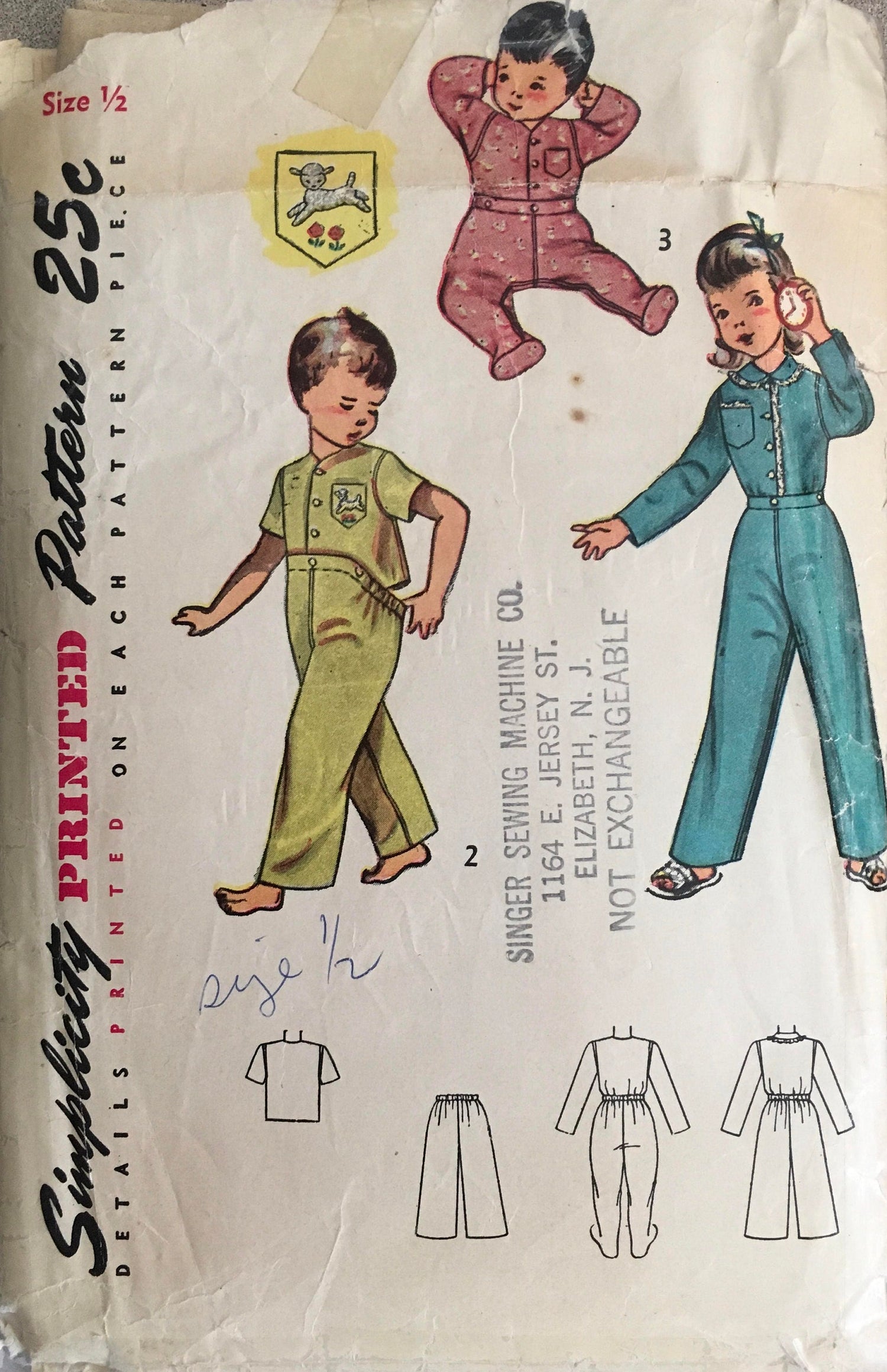 Simplicity 3377 Sewing Pattern (Vintage) CUT