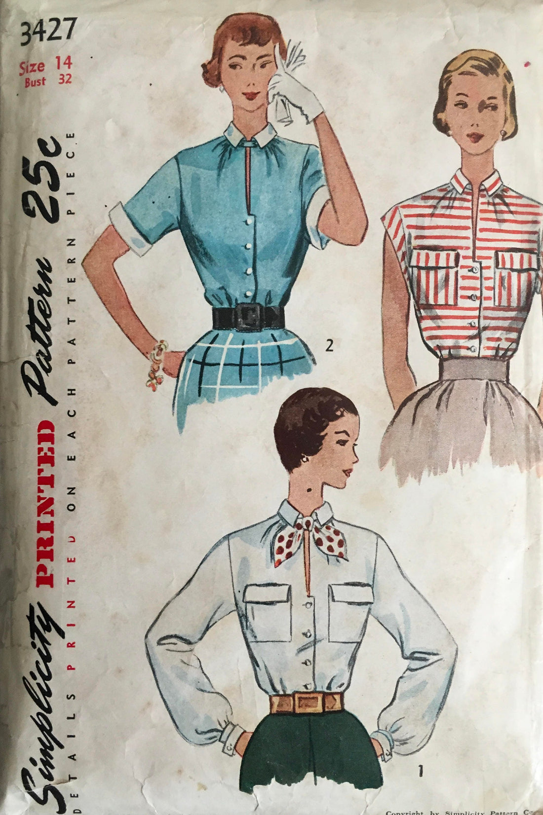 Simplicity 3427 Sewing Pattern (Vintage) CUT