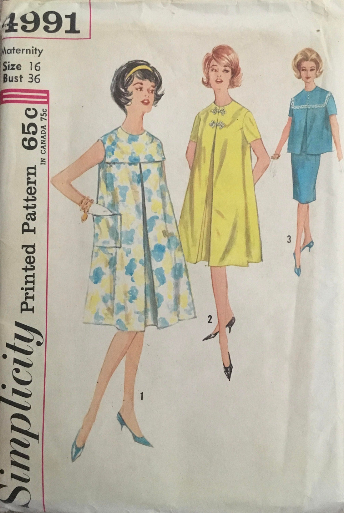 Simplicity 4991 Sewing Pattern (Vintage) UNCUT