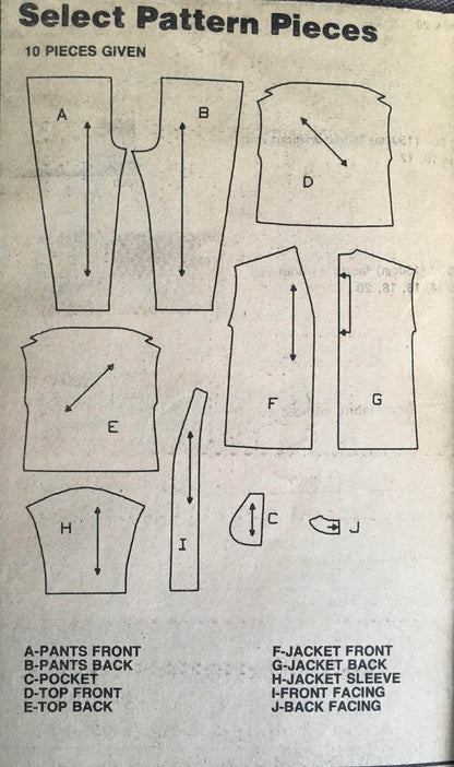 Simplicity 6246 Sewing Pattern (Vintage) UNCUT/CUT