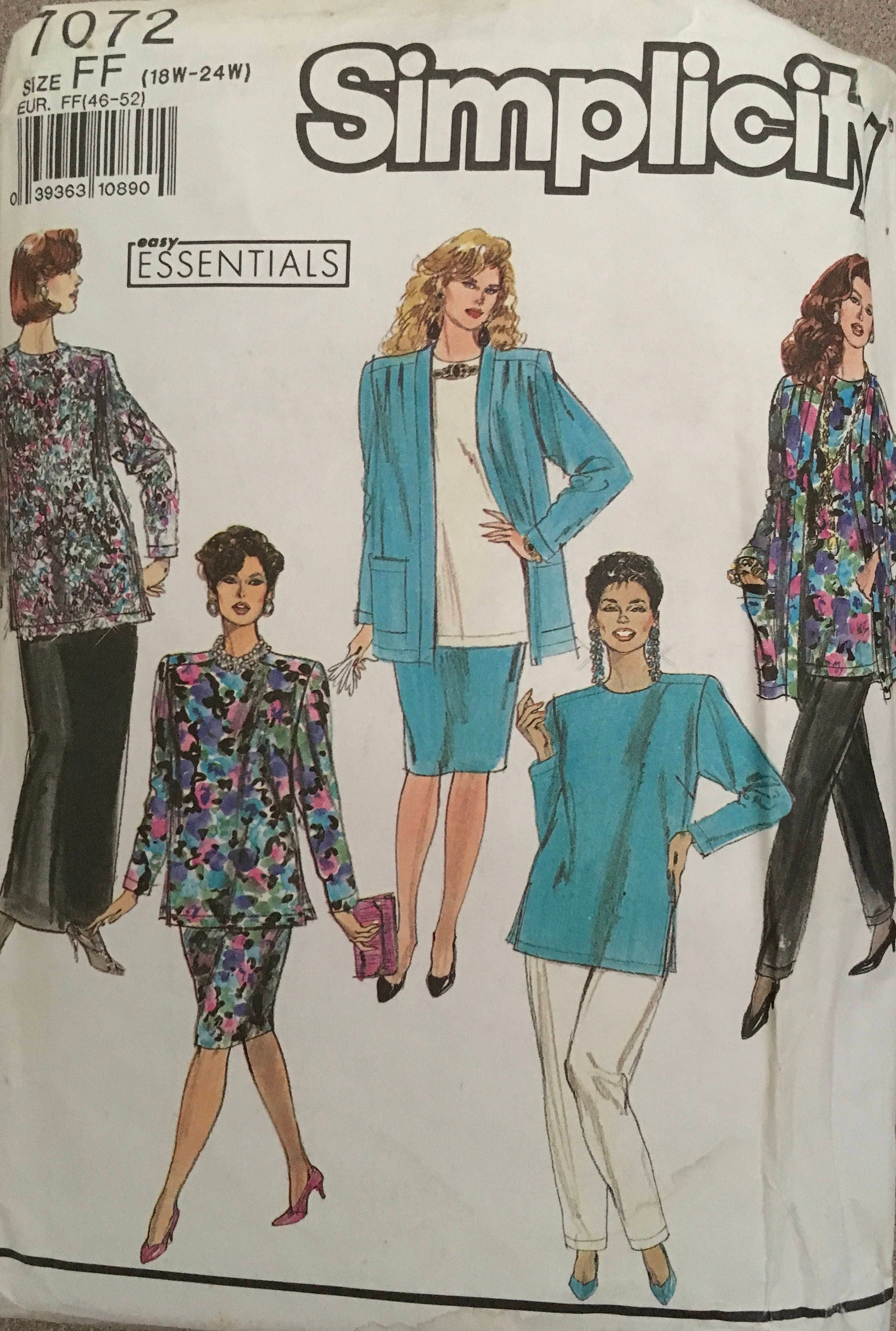 Simplicity 7072 Sewing Pattern (Vintage) CUT