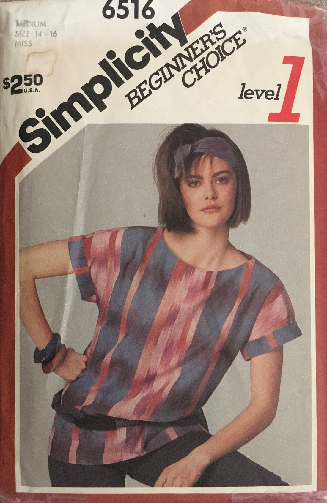 Simplicity 6516 Sewing Pattern (Vintage) UNCUT