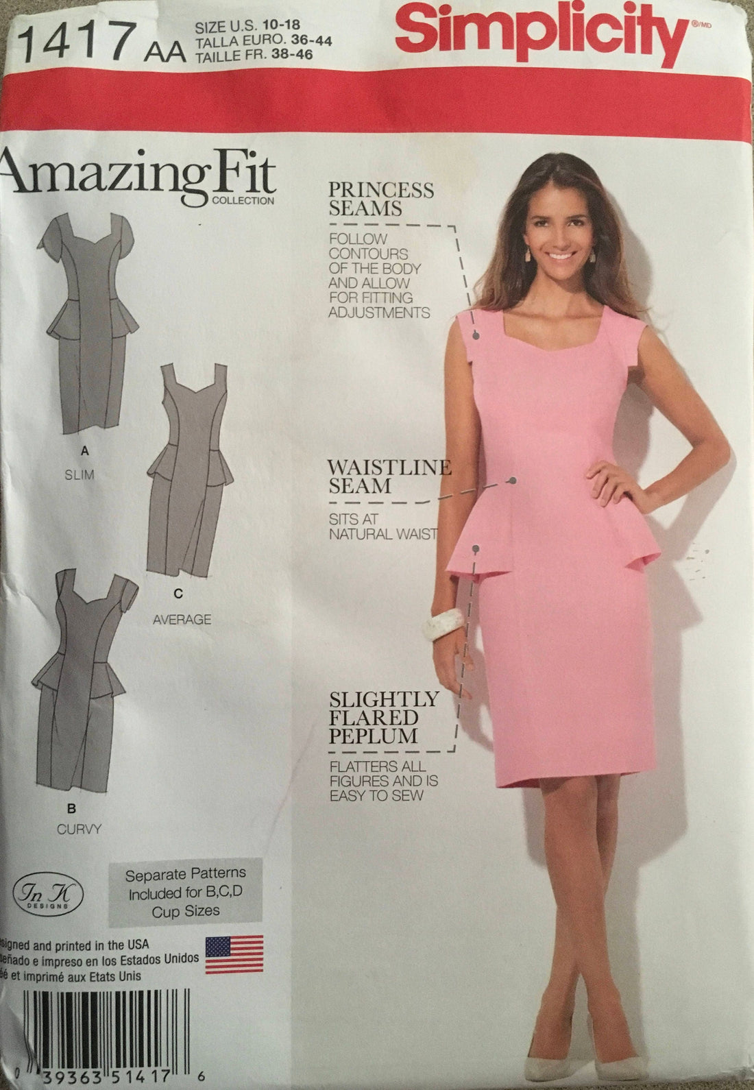 Simplicity 1417 Sewing Pattern UNCUT