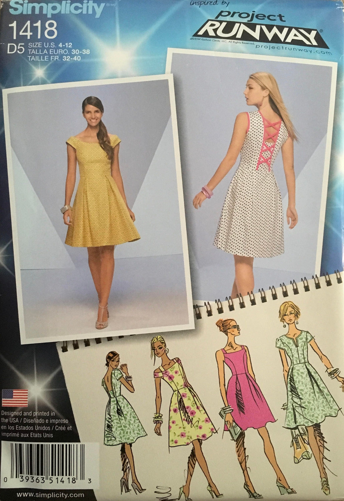Simplicity 1418 Sewing Pattern UNCUT