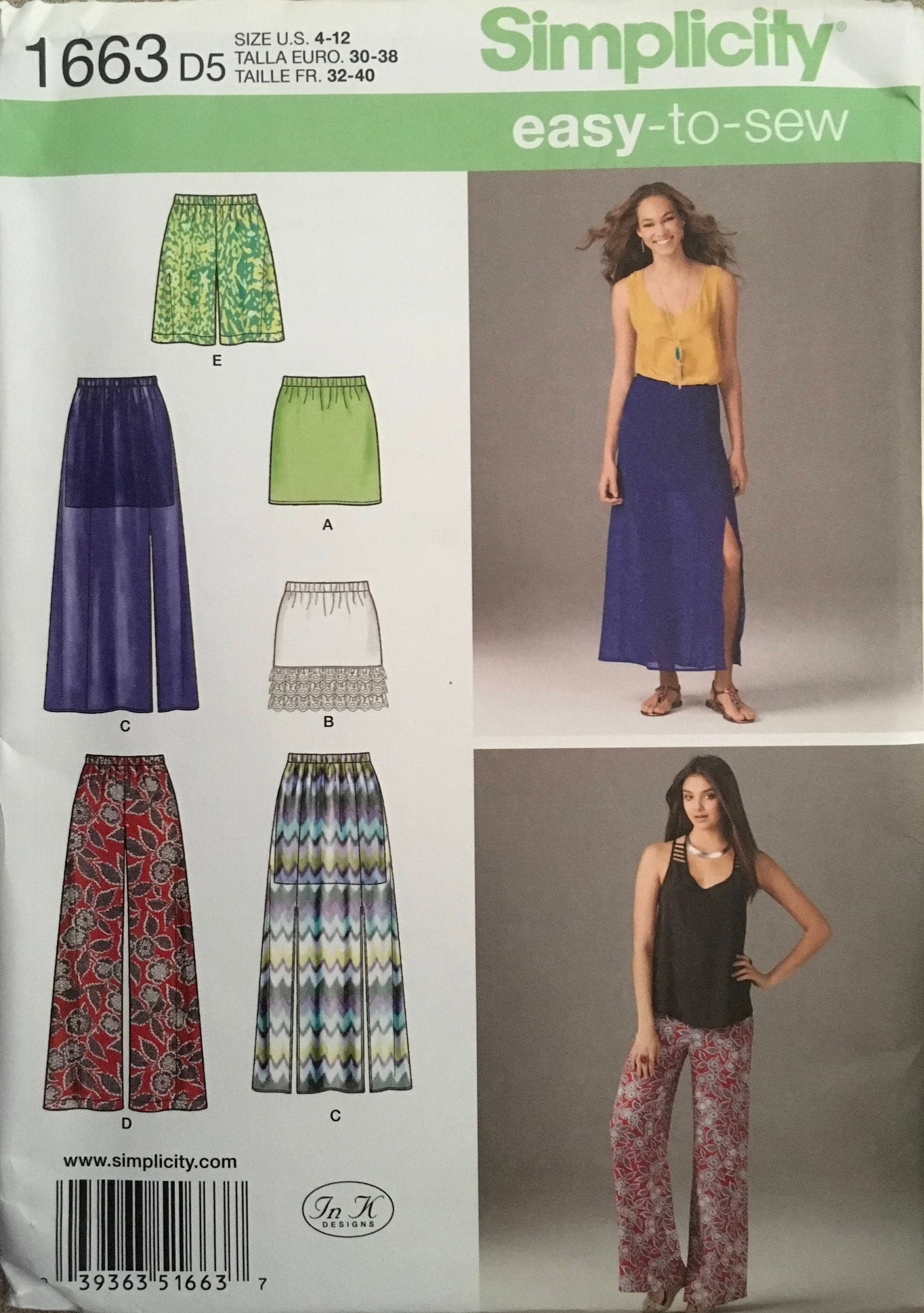 Simplicity 1663 Sewing Pattern UNCUT