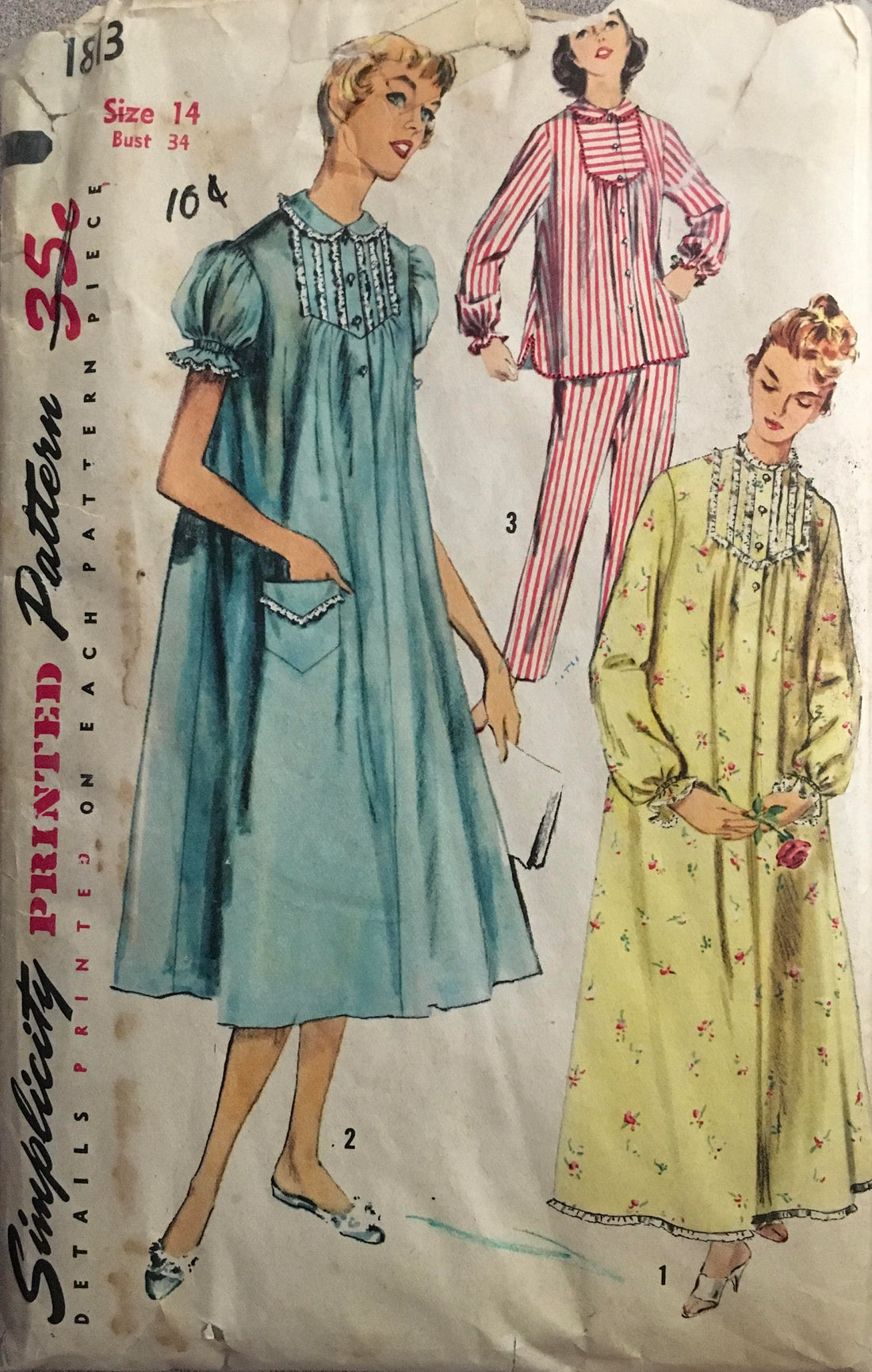 Simplicity 1813 Sewing Pattern (Vintage) UNCUT