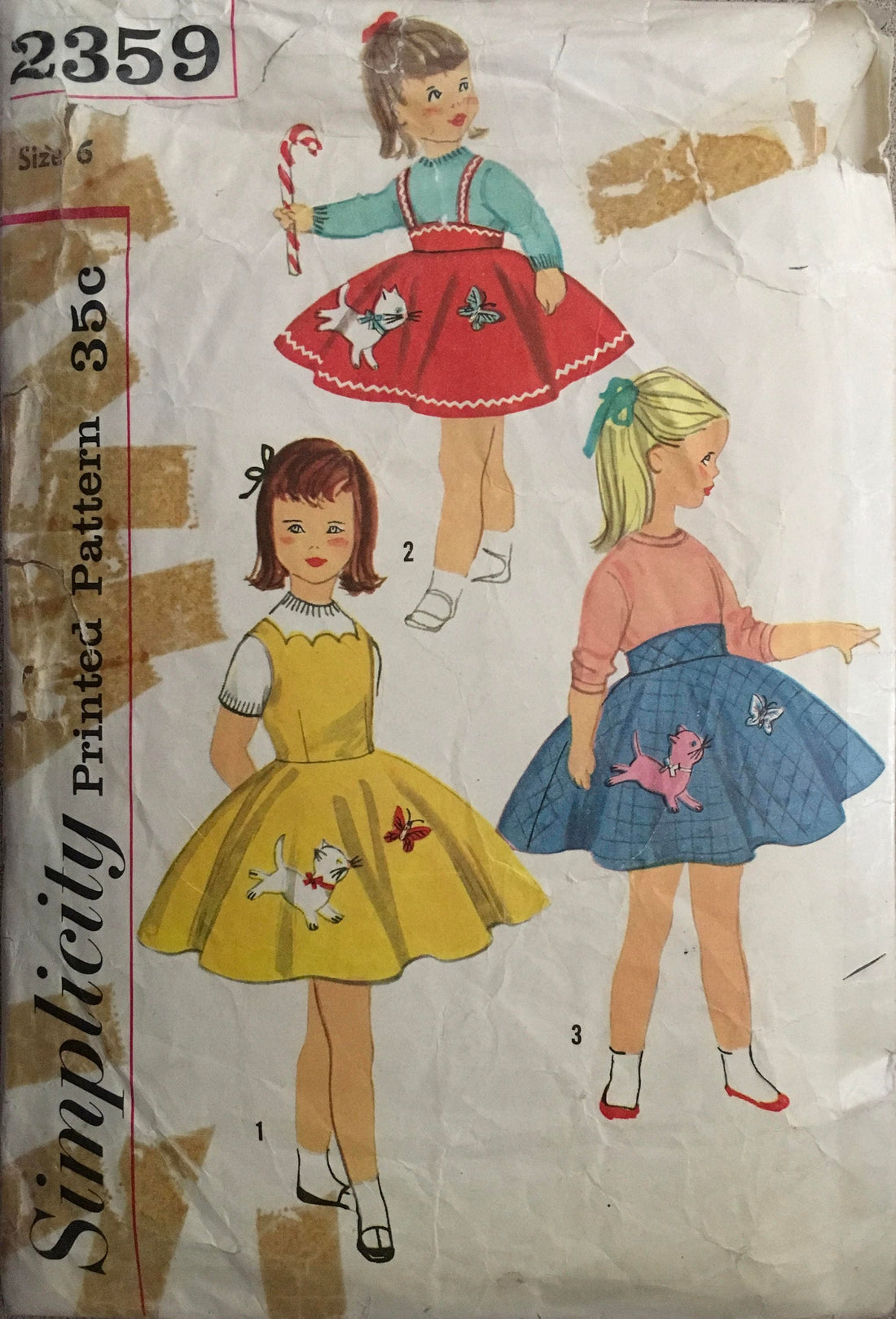 Simplicity 2359 Sewing Pattern (Vintage) CUT
