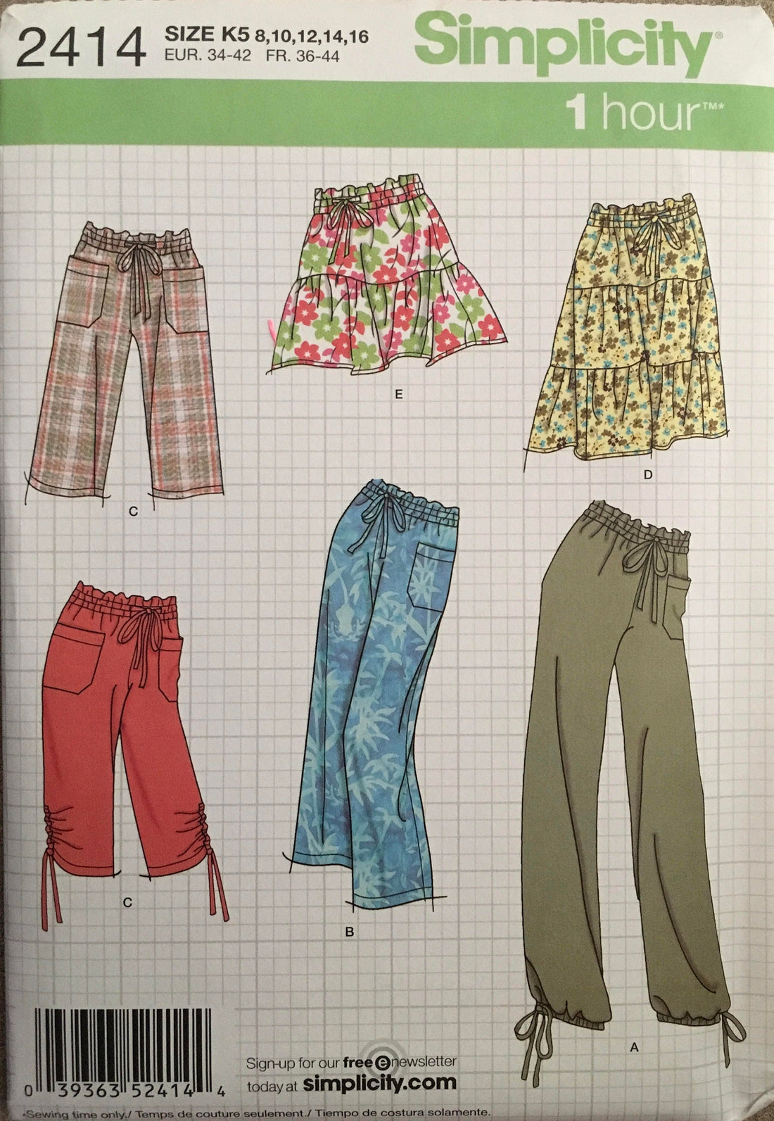 Simplicity 2414 Sewing Pattern UNCUT