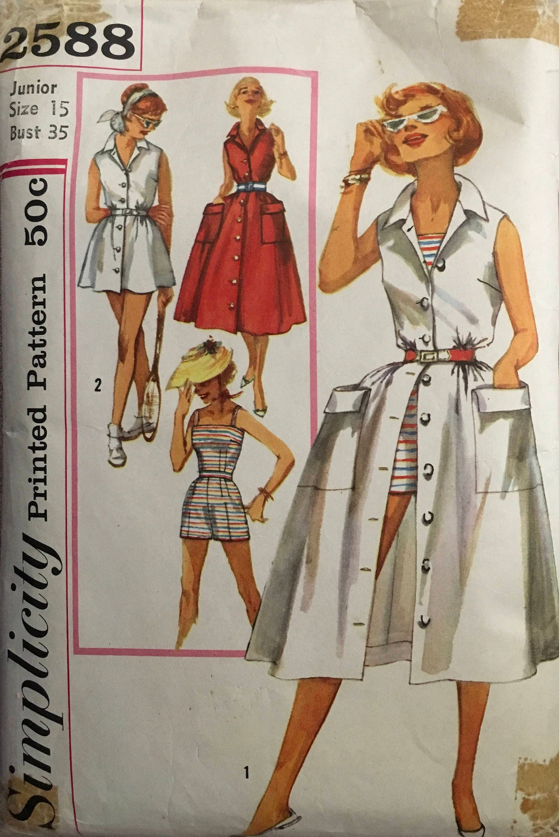 Simplicity 2588 Sewing Pattern (Vintage) UNCUT