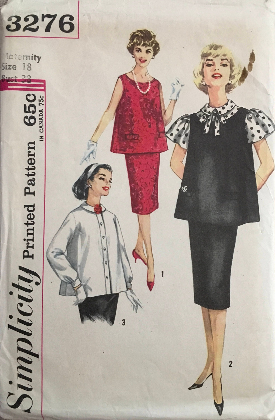 Simplicity 3276 Sewing Pattern (Vintage) UNCUT