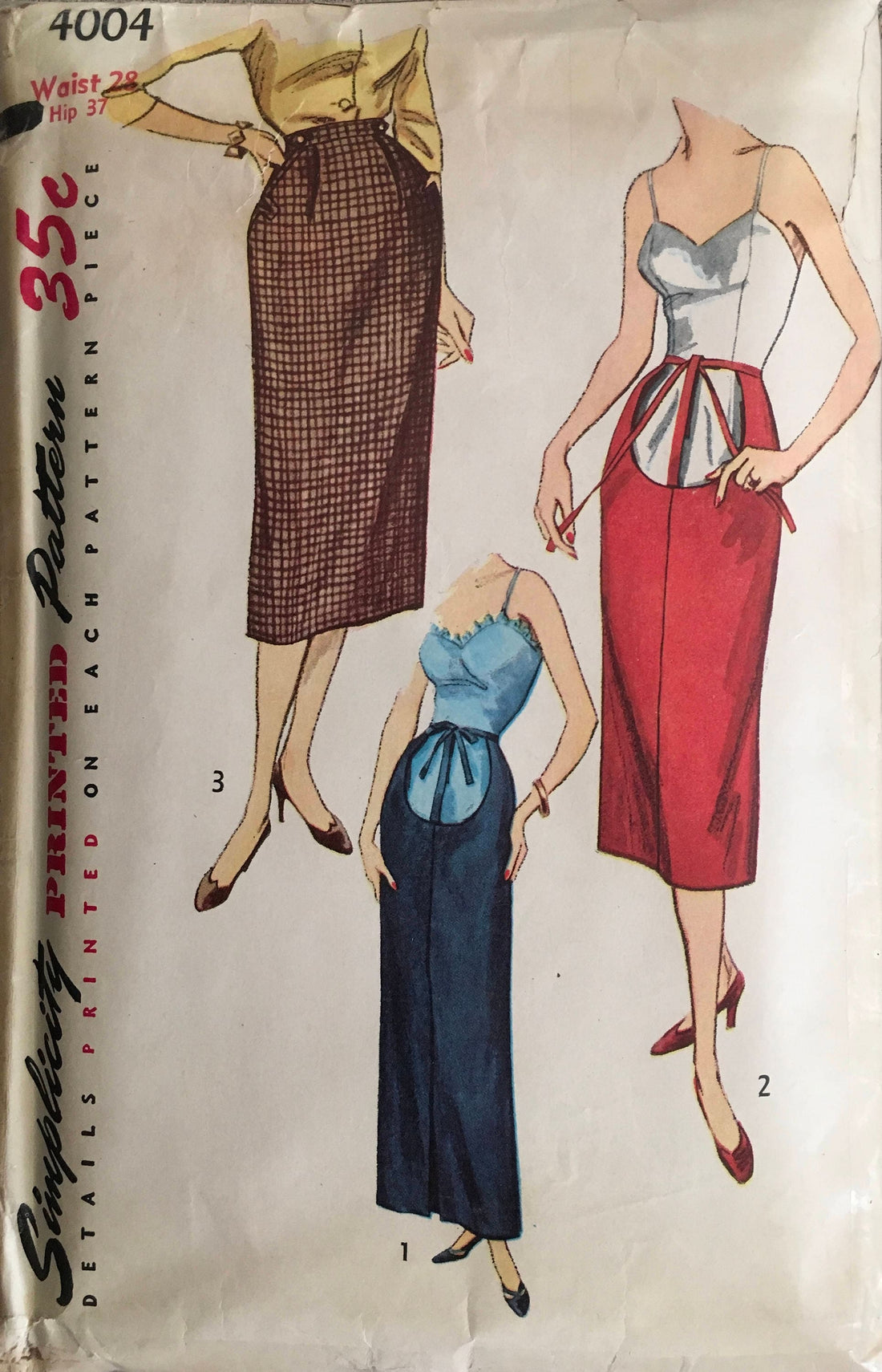 Simplicity 4004 Sewing Pattern (Vintage) CUT