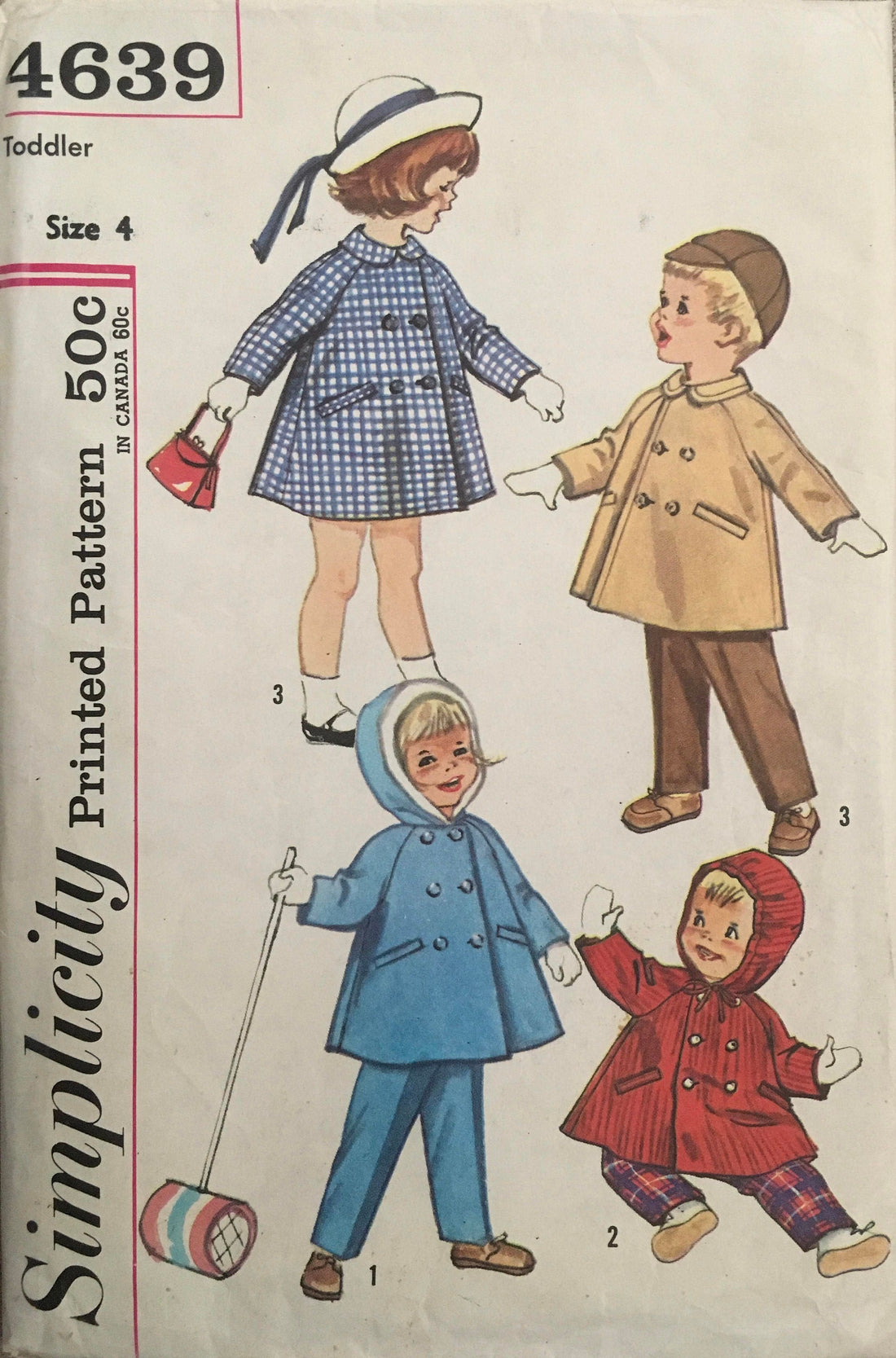Simplicity 4639 Sewing Pattern (Vintage) UNCUT
