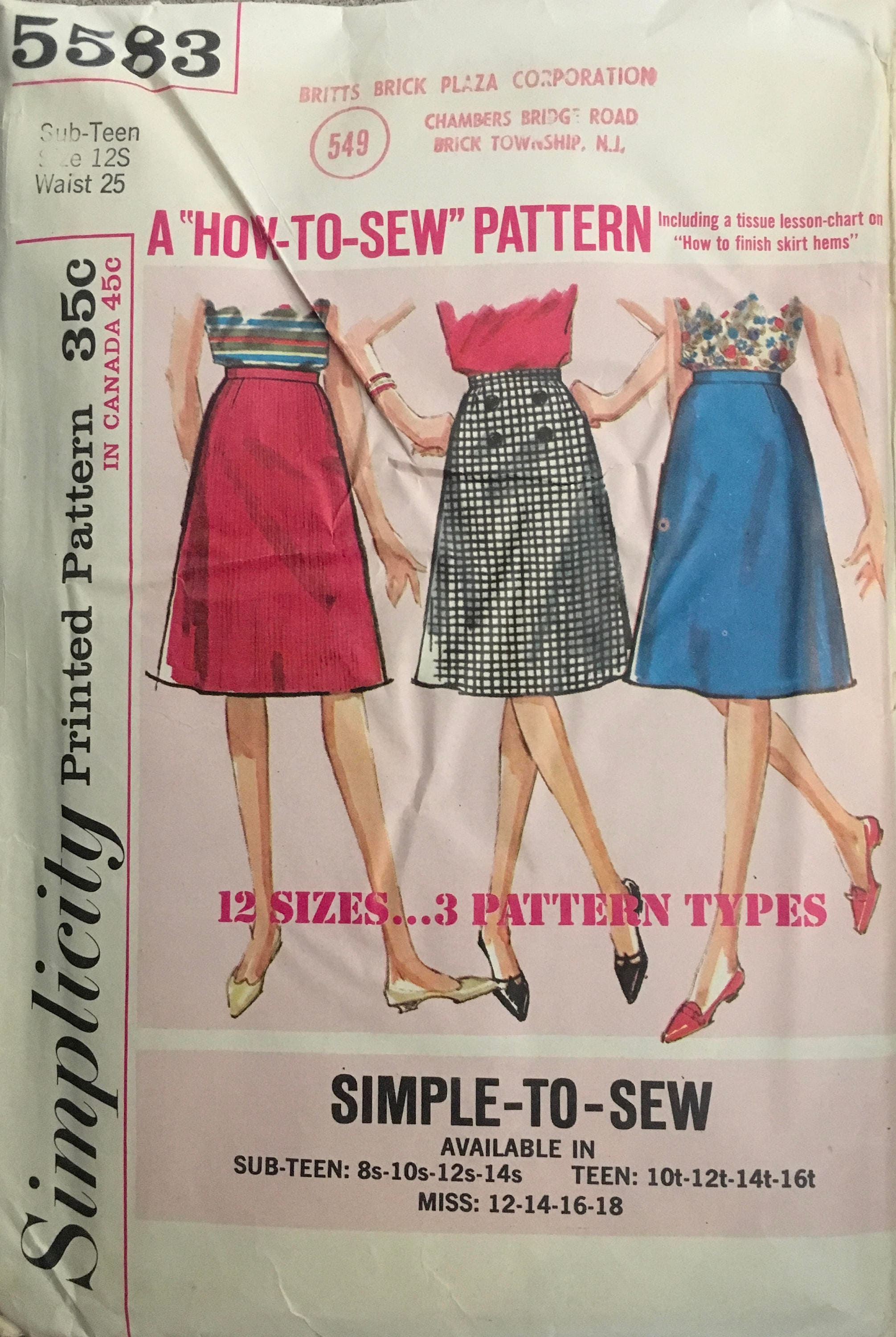 Simplicity 5583 Sewing Pattern (Vintage) UNCUT