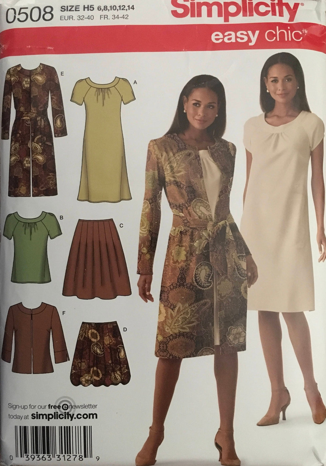 Simplicity 4045 Sewing Pattern UNCUT