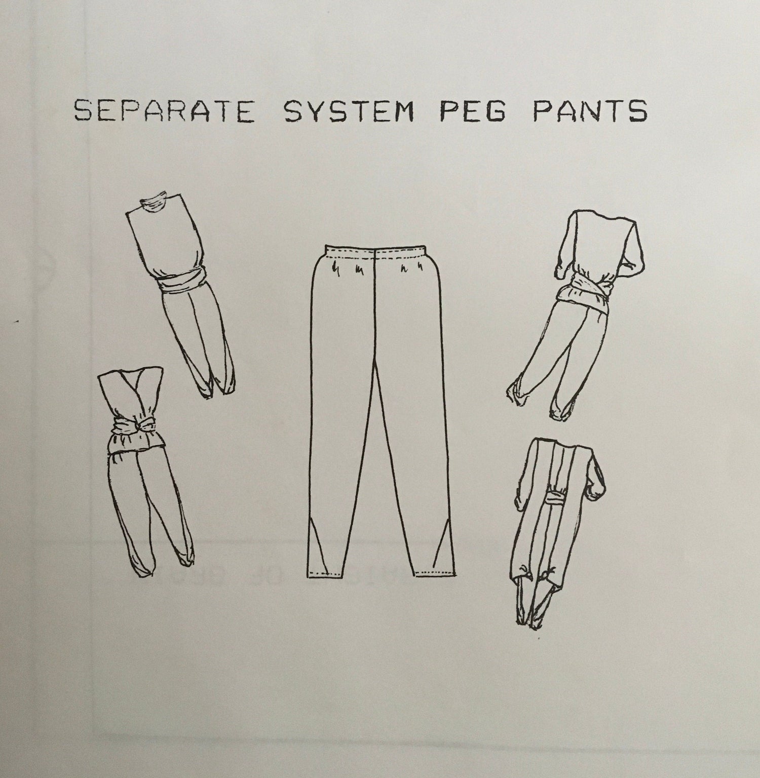 Separate System Pattern (Vintage) UNCUT