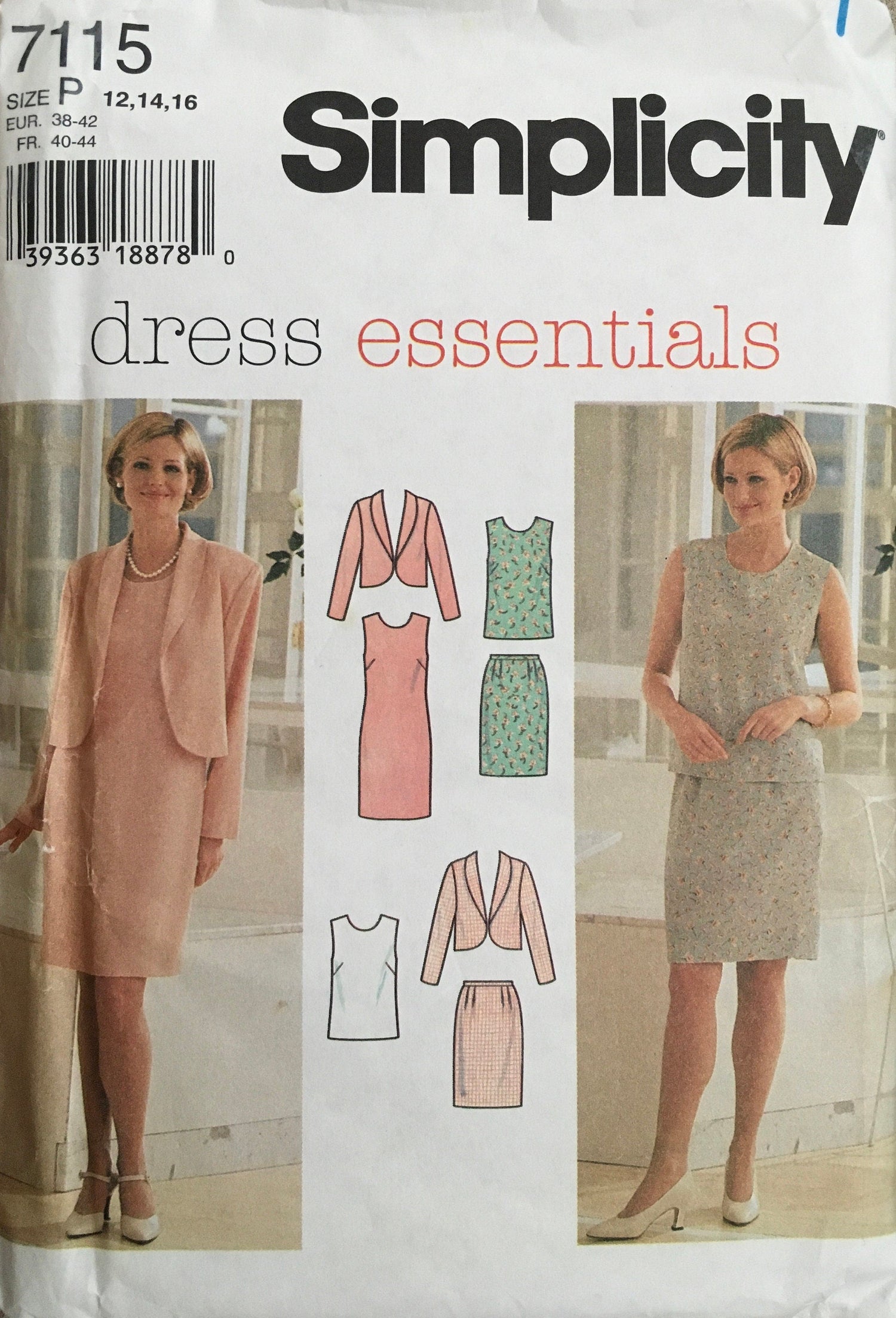 Simplicity 7115 Sewing Pattern (Vintage) UNCUT