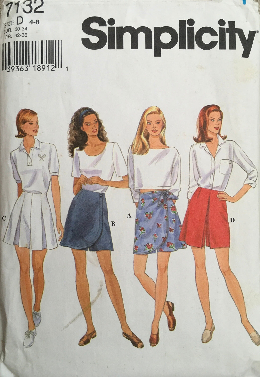Simplicity 7132 Sewing Pattern (Vintage) CUT
