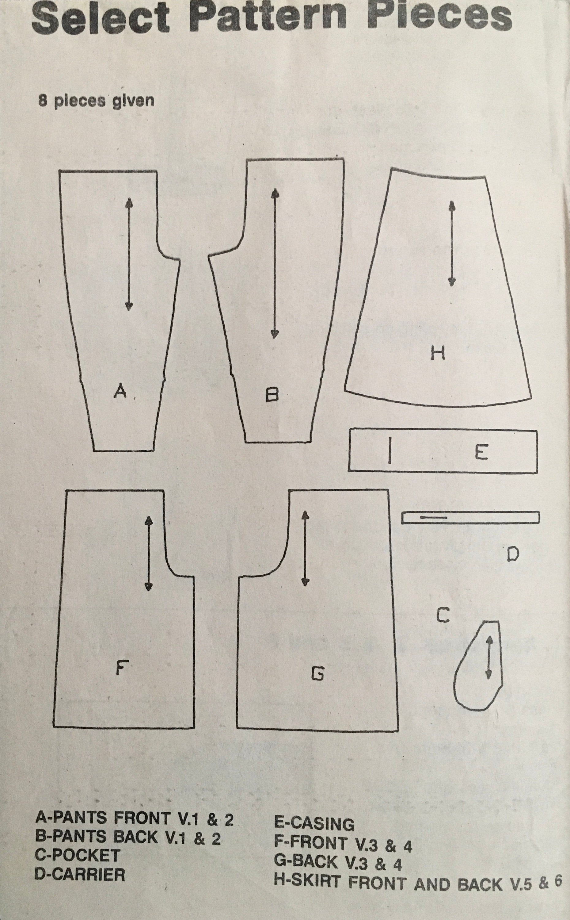 Simplicity 7174 Sewing Pattern (Vintage) CUT