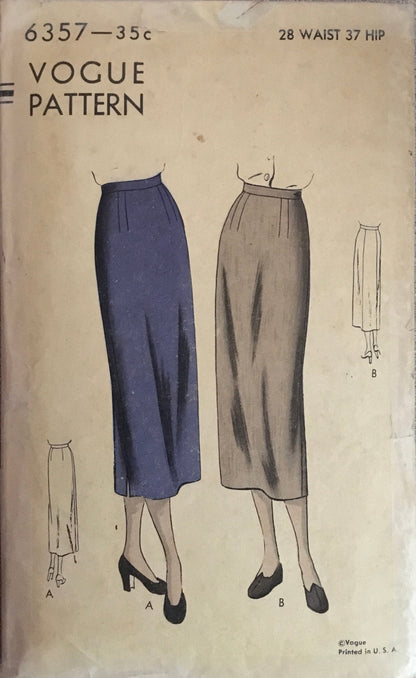 Vogue 6357 Sewing Pattern (Vintage) UNCUT
