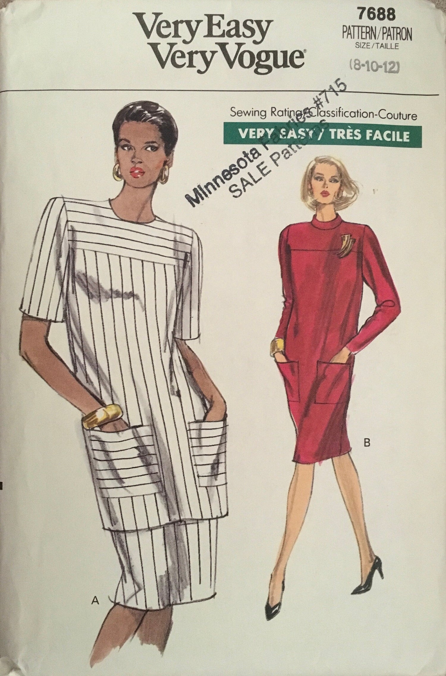 Vogue 7688 Sewing Pattern (Vintage) UNCUT
