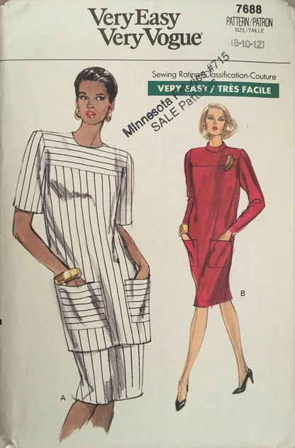 Vogue 7688 Sewing Pattern (Vintage) UNCUT