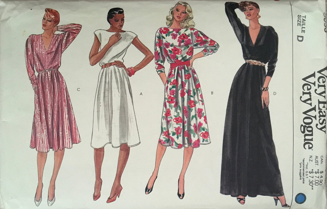 Vogue 8053 Sewing Pattern (Vintage) CUT