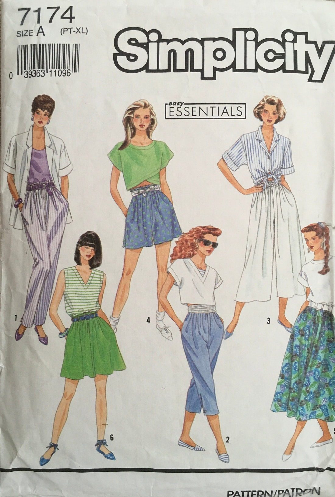 Simplicity 7174 Sewing Pattern (Vintage) CUT