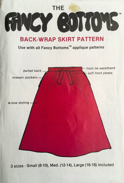 Fancy Bottoms Sewing and 2 Appliqué Patterns (Vintage) CUT