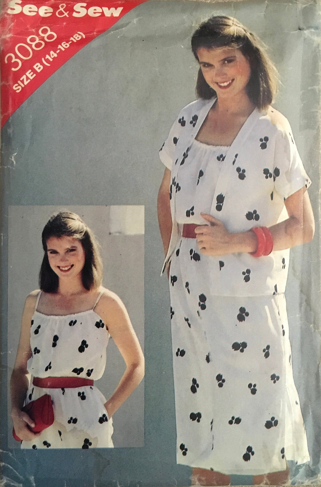 See &amp; Sew 3088 Sewing Pattern (Vintage) CUT