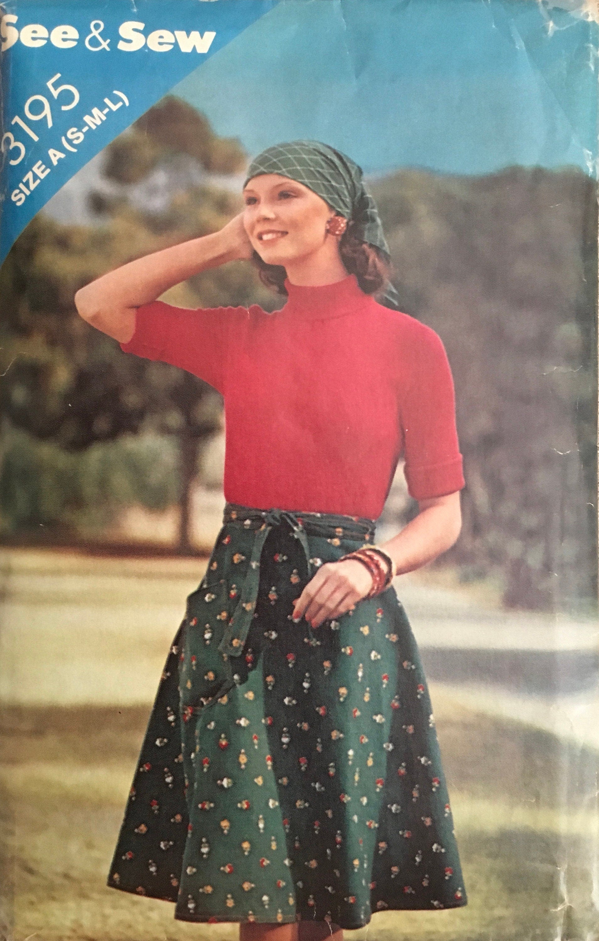 See &amp; Sew 3195 Sewing Pattern (Vintage) UNCUT