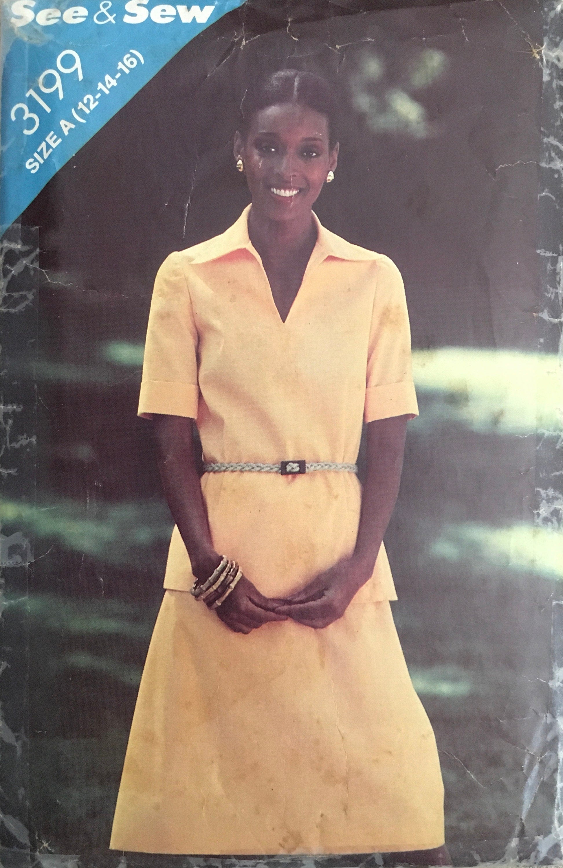 See &amp; Sew 3199 Sewing Pattern (Vintage) CUT