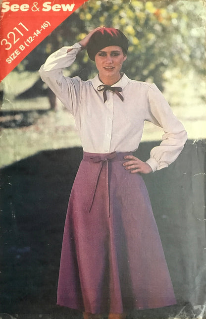See &amp; Sew 3211 Sewing Pattern (Vintage) CUT