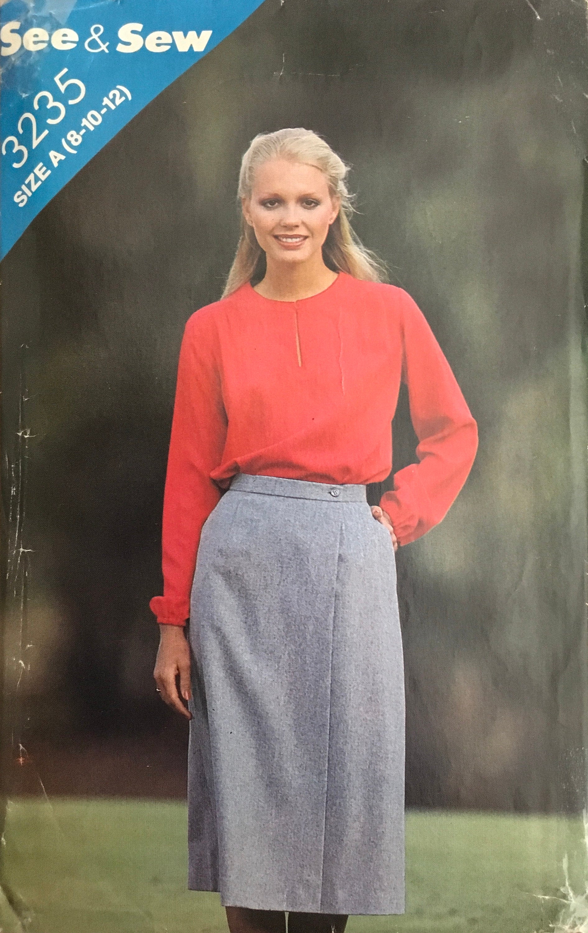 See &amp; Sew 3235 Sewing Pattern (Vintage) CUT