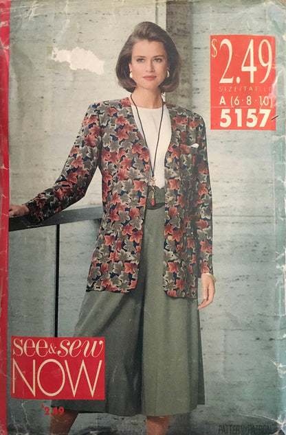 See &amp; Sew 5157 Sewing Pattern (Vintage) CUT